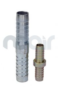 Zinc Plated Steel Barbed Hose Connector  1/2