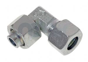 Female Swivel 90 Deg Elbow Coupling Metric L & S