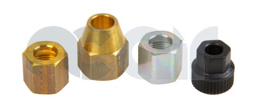 Brass, Steel and Techical Polymer Nut