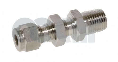 Bulkhead Male Connector NPT Metric