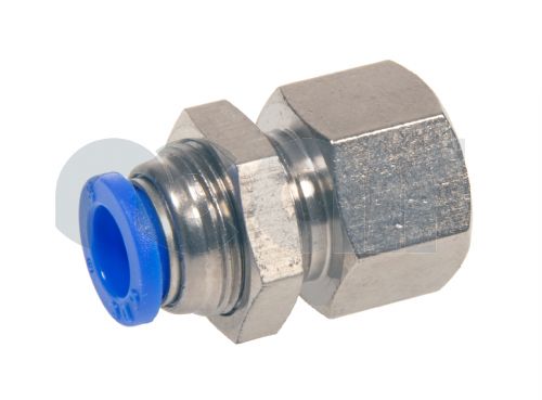 Push In Female Bulkhead Stud BSPT 4 - 12mm od