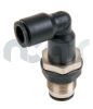 Legris LF3000 Push In Bullkhead Elbow Connector