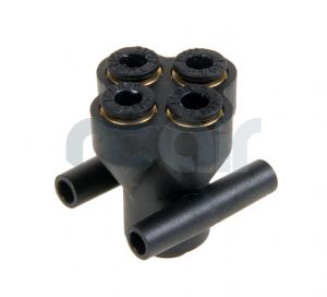 Legris LF3000 Push In Multiple Piece Y Connector